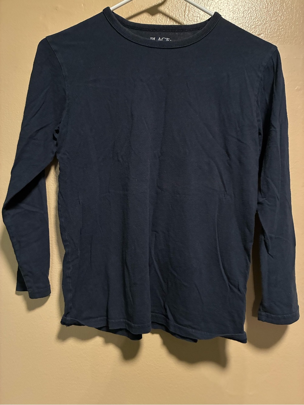 Place boys Long Sleeve Crew Neck Shirt - Navy Blue